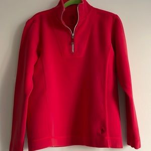Tommy Bahama Red 3/4 Zip Sweatshirt